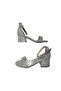 Kids Girls' Silver Single Strap Thick Heeled Sandals Shoes Ank235-978