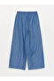 Wideleg Women's Jeans Pants with Elastic Waist - 6