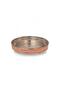 Turna Copper Sultani Round Oven Tray 34 Cm Hand Forged Red Turna4861-1 - 3