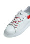 West Cape White Red Unisex Sneakers Sports Shoes - 3