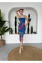 Strappy Midi Dress Lined Tulle Dress Midi Length Graduation Dress