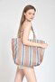 Women's Large Size Paw Patterned Animal Lover Beach Bag - 4