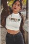 Friends Printed Crop Top, Women Friends Series Printed Crop Blouse - 2