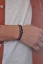 Unisex Braided Rope Real Leather Bracelet - 2