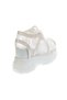 Bridal Sports Sandals Pearl Color Skin and White Lace - 5