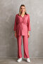 Front Buttoned Woven Maternity and Maternity Top and Bottom Set - 6