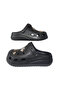 Women's Black Stone Orthopedic Hospital Nurse Doctor Sea Beach Pool Slippers Akb659-979