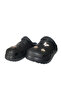 Women's Black Stone Orthopedic Hospital Nurse Doctor Sea Beach Pool Slippers Akb659-979 - 2