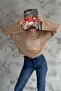 Women's Standard Size Long Sleeve Openwork Loose Eyelet Mesh Blouse - 5