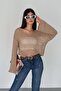 Women's Standard Size Long Sleeve Openwork Loose Eyelet Mesh Blouse - 2