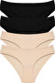 Women's Bamboo Panties Black Skin 4-Pack - 2