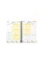 17x24 CM 100 SHEETS PLANNER NOTEBOOK STICKER MONATARY WEEKLY YEARY FOOD PLANNER HARD COVER WIRE - 6