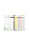 17x24 CM 100 SHEETS PLANNER NOTEBOOK STICKER MONATARY WEEKLY YEARY FOOD PLANNER HARD COVER WIRE - 5