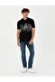 Black Slim Fit Polo Neck T-Shirt ELIFFU BUTIKHOME - 4