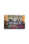 Tiger Red Patterned Woven Base Miravip7043 - 3