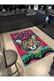 Tiger Red Patterned Woven Base Miravip7043 - 2
