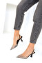 Black Women's Classic Heeled Shoes 19150 - 5