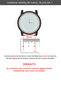 22MM Casio Fossil Omega Nacar Seiko Citizen Lacoste Armani Tissot Compatible Leather Watch Strap - 6