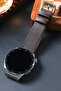 22MM Casio Fossil Omega Nacar Seiko Citizen Lacoste Armani Tissot Compatible Leather Watch Strap - 4