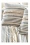 Şaheser 100% Organic Cotton Natural Double Duvet Cover Set-Nidus Green - 2