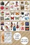 10 Sheets Transparent Vintage Sticker Set - Agenda Bullet Journal Scrapbook Sticker Set for Phone - 2
