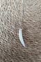 Unisex Pearlescent Elephant Tooth Pendant Natural Stone Original Certified Natural Stone Necklace - 6
