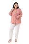 Plus Size Powder Shirt with Halter Detail and Cuffs - 2