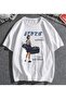 Chouze March Iddeverray White Unisex Oversize T-shirt - 2