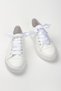 White Low Sole Pearl Wedding Dress Evening Dress Shoes - 2