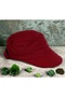 Bow Detailed Adjustable Back Women's Visor Hat Bow Wide Women's Hat - 7