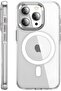 İphone 15 Pro Şeffaf Mage Safe Özellikli Kapak - 5