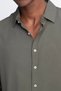 Slim Fit Long Sleeve Slim Fit Flowing Viscose Stylish Men's Green Shirt - 3