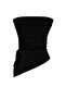 Siyah Cut Out/Pencere Detaylı Detaylı Örme Bluz TPRSS24BZ00034 - 8