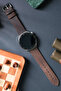 22MM Casio Fossil Omega Nacar Seiko Citizen Lacoste Armani Tissot Compatible Leather Watch Strap - 3