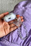 Airpods 1 And 2Generation Compatible Patterned Design Charm Glitter Butterflies Silicone Headphone Case - 3