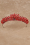 Bridal Crown Costume and Wedding Dress Crown Red for Women's Wedding and Henna - 2