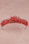 Bridal Crown Costume and Wedding Dress Crown Red for Women's Wedding and Henna - 3