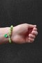 Unisex Peridot Zebercet Natural Stone Olive Color Natural Stone Bracelet Original Natural Stone Bracelet - 5