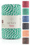 Premium 200 Meters 200 G Green White Package Rope Gift Wrapping Rope Marteniçka Rope Twine Baker