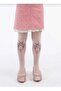 Girl's White Angel Patterned Pantyhose