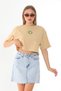 Women's Crop Crew Neck T-Shirt - 4