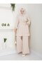 Large Size Wide Leg Tunic Trousers Double Set - 2