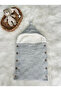 STRIPES PATTERNED KNITTED KNITWEAR WELLSOFT BABY SWADDLE INSIDE - 3
