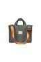 Hishi Rj Tote Bag Mint Canvas Bag Tan Color Shoulder Strap - 3
