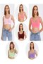 6 PCS Summer Colors Seamless PADS-Free Model Bra Set Advantage Package