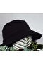 Bow Detailed Adjustable Back Women's Visor Hat Bow Wide Women's Hat