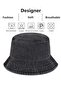 Unisex UV Protection Cotton Antique Bucket Hat - 3