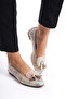 Alessia Marlowe Beige Women's Tasseled Daily Round Toe Ballet Flats - 4