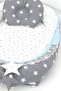 Babynest، سرير نوم للأطفال من عمر 0-2 سنة + وسادة للرضاعة الطبيعية مقاس 60x60 سم - 3