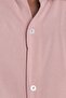 Slim Fit Long Sleeve Slim Fit Flowing Viscose Stylish Men's Pink Shirt - 5